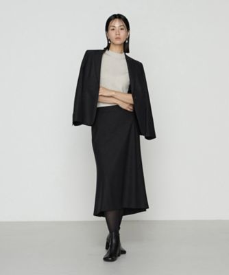 セットアップ対応】トリアセウールフラノ スカート（1505FM05