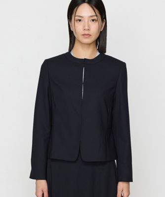 セットアップ対応】ウールジョーゼット ジャケット（1505GI04