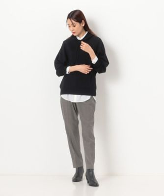 セットアップ対応】2WAYストレッチシアバターヘリンボーン パンツ