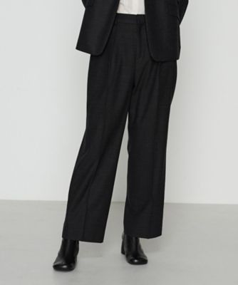 ＜COMME CA (Women)＞【セットアップ対応】トリアセウールフラノ　ワイドパンツ（１５０５ＰＭ０９）