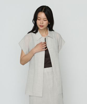 ジレ　新品　イタリア製 シアーボイル ジレ（1505VK07） | COMME CA (Women