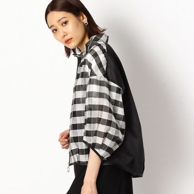 コットンシルクギンガムチェック ブルゾン（1505VY04