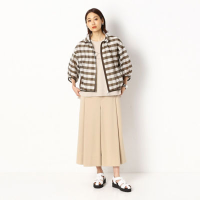 ✨美品✨CABaN キャバン　ウールストレッチ ギンガムチェックブルゾン　日本製 ウールチェック 中綿ブルゾン | CABaN/キャバン | 三越伊勢丹