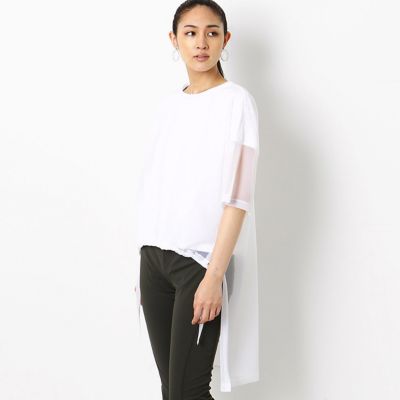 ＜COMME CA (Women)＞シフォンジャージー　ビッグＴシャツ（１５０６ＥＴ０６）