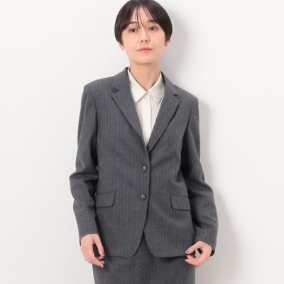 【セットアップ対応】ウールストライプ　シングルジャケット（１５０６ＧＥ１１）