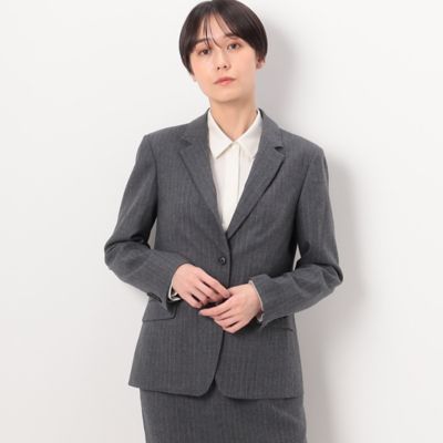 【セットアップ対応】ウールストライプ　シングルジャケット（１５０６ＧＥ１１）