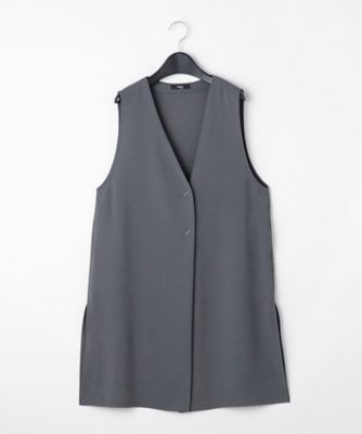 ＜COMME CA (Women)＞【セットアップ対応】ストレッチカラミ　ジレ（１５０６ＶＫ０８）