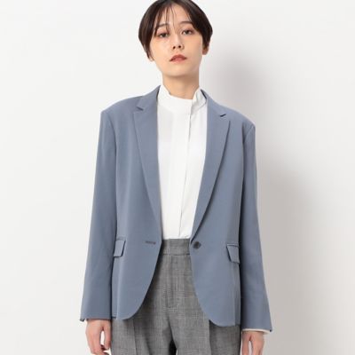 【セットアップ対応】バックサテンジョーゼット　ジャケット（１５０７ＧＡ０７）