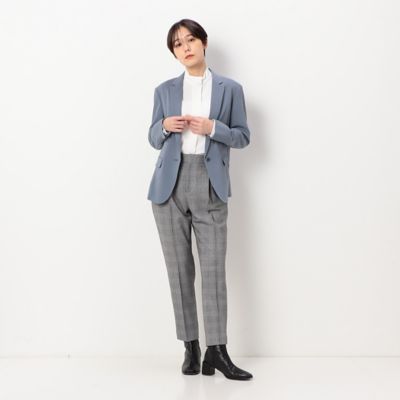 【セットアップ対応】バックサテンジョーゼット　ジャケット（１５０７ＧＡ０７）