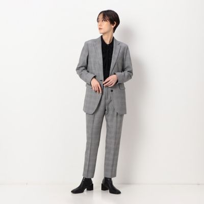 【セットアップ対応】２ＷＡＹストレッチシアバターグレンチェック柄　ジャケット（１５０８ＧＡ０８）