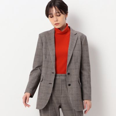 【セットアップ対応】２ＷＡＹストレッチシアバターグレンチェック柄　ジャケット（１５０８ＧＡ０８）