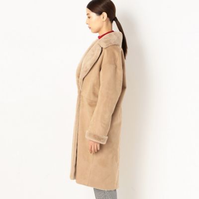 フェイクムートン コート（1509MW02） | COMME CA (Women