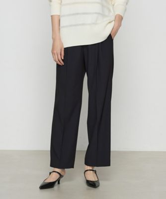 【SALE】COMME CA (Women)/コムサ トリアセボディシェルピーチ パンツ(1509PI12) クロ パンツ・ズボン【三越伊勢丹/公式】