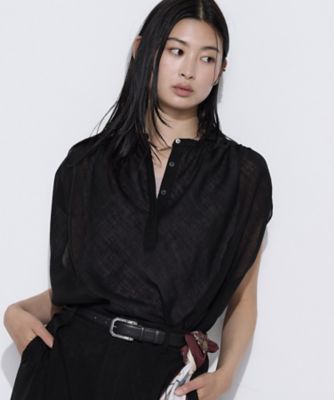 セットアップ対応】【RE：撚】トリアセクールスラブ ブラウス