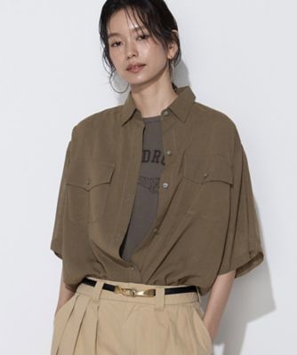 セットアップ対応】【RE：撚】トリアセクールスラブ シャツ