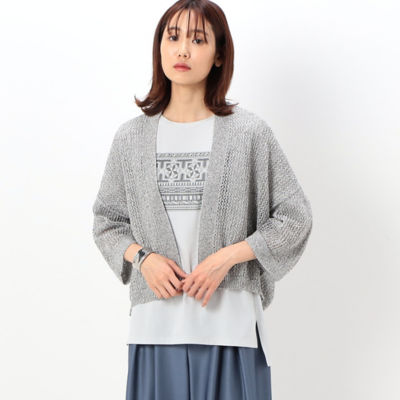 ＜COMME CA (Women)＞メランジニット　カーディガン（１５１０ＩＣ０９）