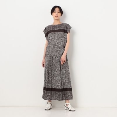 Merlette マーレット　フラワープリントパフスリーブブラウス　美品 Merlette マーレット 192E46VP MentonPrint 4110700092 マントン