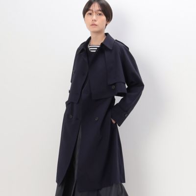 ＜三越伊勢丹/公式＞【SALE】COMME CA (Women)/コムサ トレンチコート ネービーブルー コート・ジャケット【三越伊勢丹/公式】