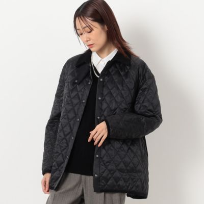 ＜COMME CA (Women)＞シレータフタダイヤ柄　キルティングコート（１５２７ＭＥ０３）