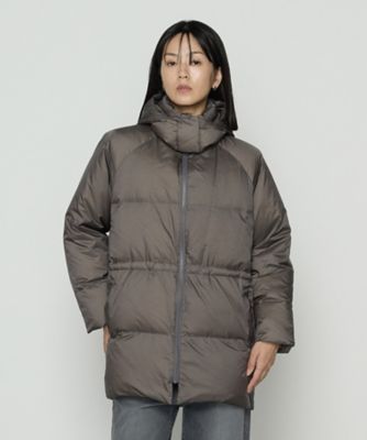 COMME CA (Women)/コムサ ライトナイロンタフタ フード付きダウンコート(1528UM03) グレー コート・ジャケット【三越伊勢丹/公式】