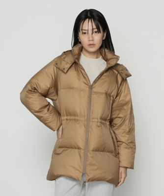 COMME CA (Women)/コムサ ライトナイロンタフタ フード付きダウンコート(1528UM03) オウドイロ コート・ジャケット【三越伊勢丹/公式】