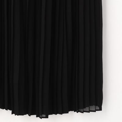 ニットベスト＆シフォンプリーツ　ドッキングワンピース（１５３２ＯＸ０１）