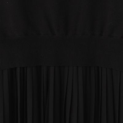 ニットベスト＆シフォンプリーツ　ドッキングワンピース（１５３２ＯＸ０１）