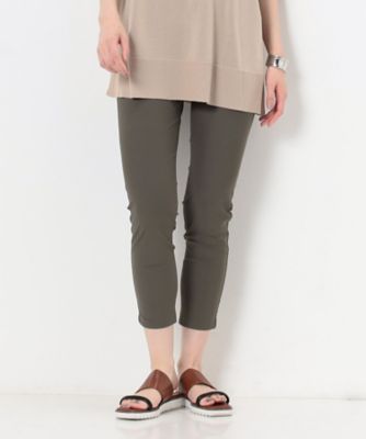 【SALE】COMME CA (Women)/コムサ メリルハイテンション パンツ(1537PC13) カーキ パンツ・ズボン【三越伊勢丹/公式】