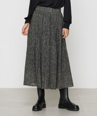 ＜COMME CA (Women)＞シャギーデニムプリント　スカート（１５３８ＦＩ０５）
