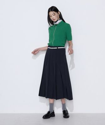 T／W2WAYストレッチ 単品プリーツスカート（1538FO03