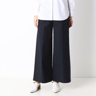 ＜COMME CA (Women)＞コットンストレッチ　ワイドパンツ（１５３９ＰＴ０４）
