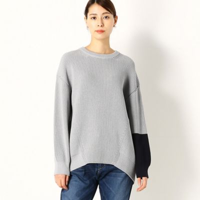 ＜COMME CA (Women)＞リリーヤーンニット　サイド切り替えプルオーバー（１５５０ＩＹ０３）