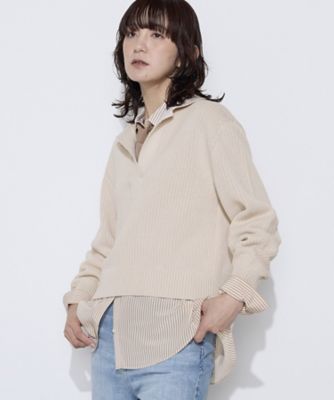 ＜COMME CA (Women)＞リリヤーン　スキッパープルオーバー（１５５２ＩＯ０５）