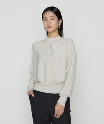 ＜COMME CA (Women)＞ウール梳毛　ツインニット（１５５３ＩＭ１２）