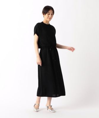 ＜COMME CA (Women)＞美濃和紙　バックスリットニットワンピース（１５５３ＯＧ０９）