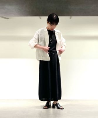 美濃和紙 バックスリットニットワンピース（1553OG09