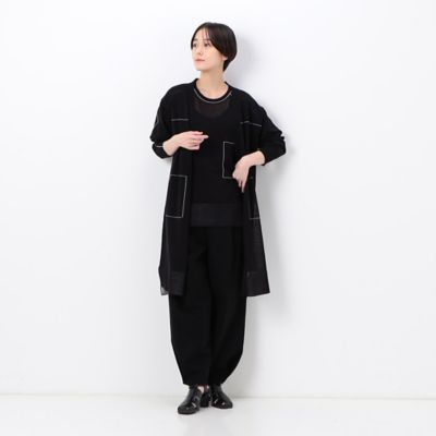 ＜COMME CA (Women)＞ハイゲージシアーニット　カーディガン（１５５４ＩＣ１１）