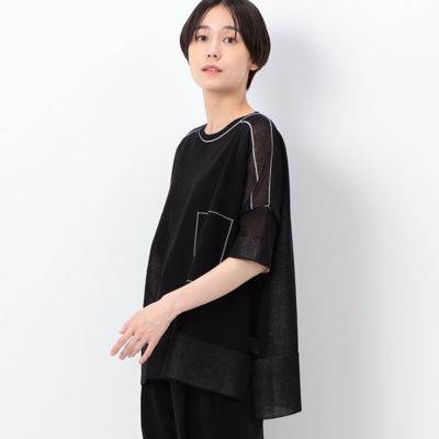 ＜COMME CA (Women)＞ハイゲージシアーニット　プルオーバー（１５５４ＩＣ１２）