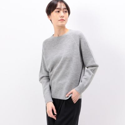 ＜COMME CA (Women)＞バイヤス柄　ニットプルオーバー（１５５７ＩＥ１４）