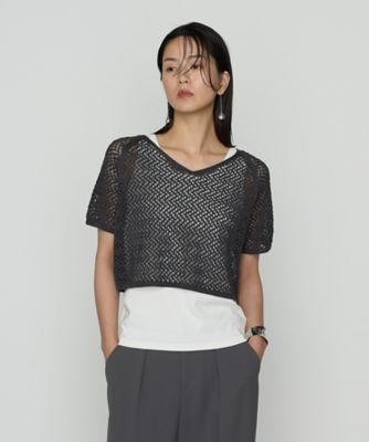 【セットアイテム】擬麻コットン ニット＆カットソー（1557IK15） | COMME CA (Women)/コムサ | 三越伊勢丹オンライン ...