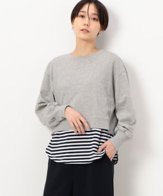 ＜COMME CA (Women)＞【レイヤード】ミニ裏毛　プルオーバー（１５６０ＥＣ０４）