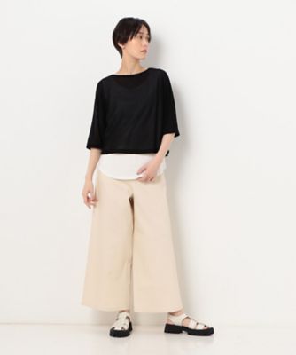 レイヤード】ジョーゼットジャージーセットTシャツ