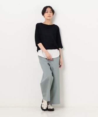 【レイヤード】ジョーゼットジャージーセットＴシャツ（１５６０ＥＣ２４）