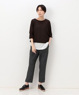 レイヤード】ジョーゼットジャージーセットTシャツ