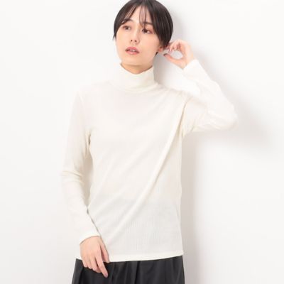 ＜COMME CA (Women)＞ラグウォームリブニット　ハイネックプルオーバー（１５６０ＥＥ０８）