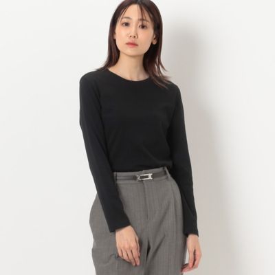 フェザータッチスムース 長袖Ｔシャツ フェザータッチスムース 長袖Tシャツ（15-60EE09-203）｜コムサ
