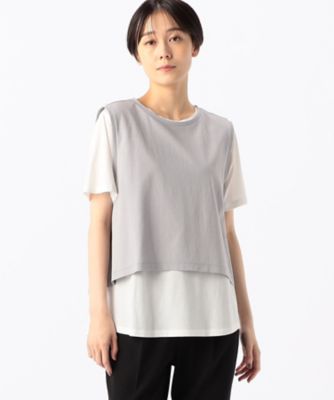 ＜COMME CA (Women)＞【アンサンブル】ＴＣポンチ　プルオーバー（１５６０ＥＧ１６）
