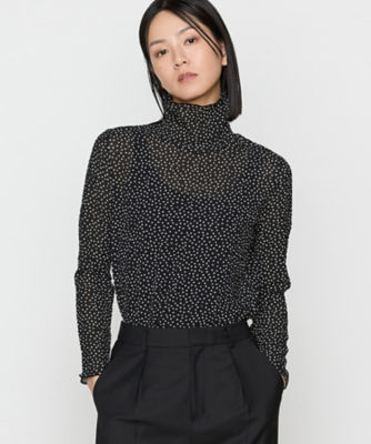 ＜COMME CA (Women)＞ストレッチシアーサッカードット柄　プルオーバー（１５６０ＥＩ０６）