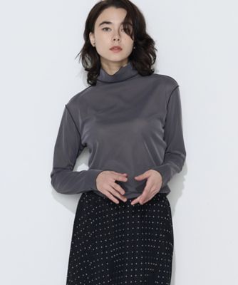 コムサ（COMME CA）/ソフトチュール×ウーリー分繊トリコット広巾 プルオーバー ソフトチュール×ウーリー分繊トリコット広巾 プルオーバー