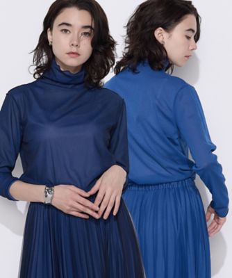 ソフトチュール×ウーリー分繊トリコット広巾 プルオーバー